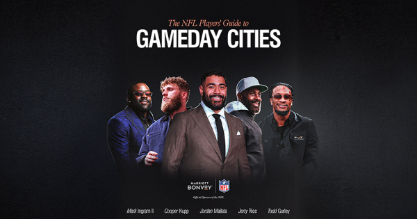 Marriott Bonvoy Teams Up with NFL Stars to Launch 37 Player-Curated City Guides